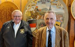  Wolfram Mewes (links) und Dr. Wolfgang Bleher sorgen sich um das Image der Schützenvereine.  