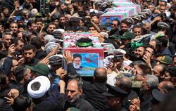 Trauerfeier für Irans Präsident