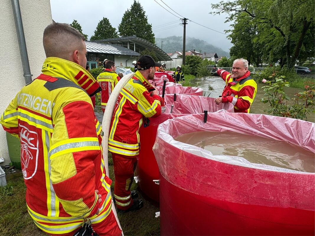 Unwetter, Hochwasser, Einsatzkräfte