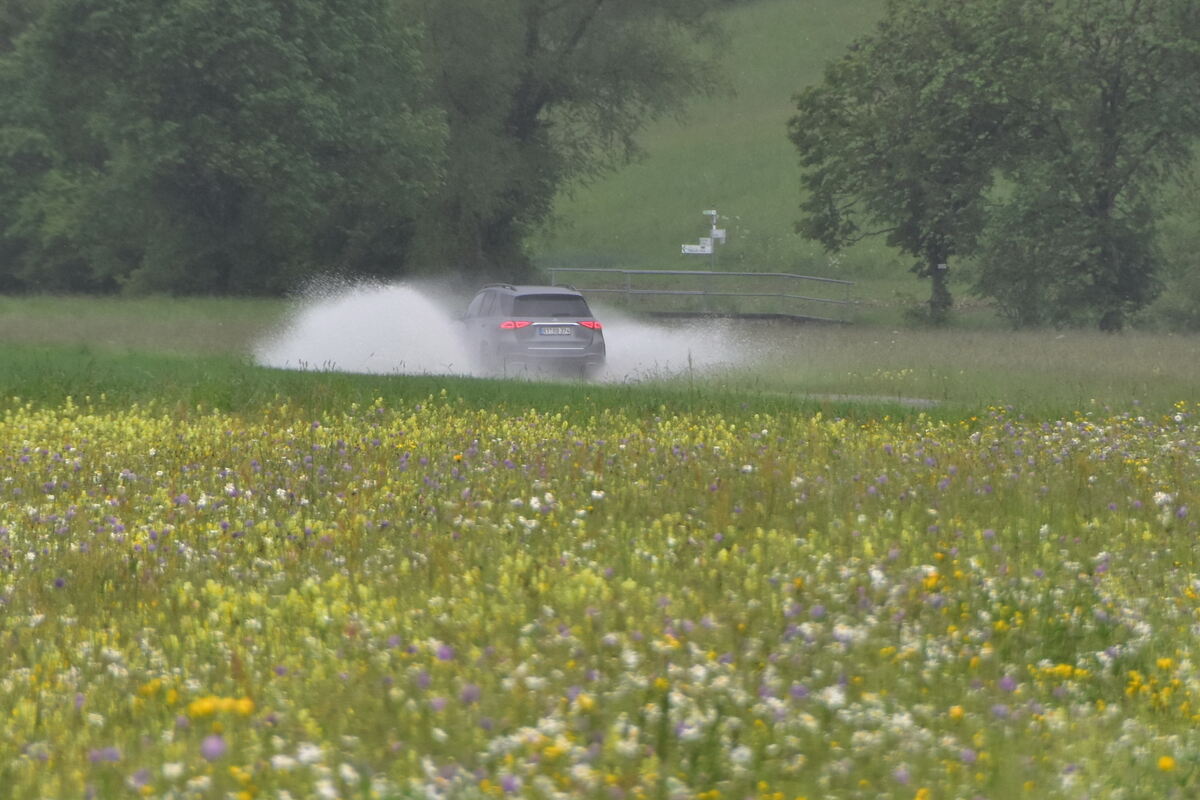 Ersetzt die Waschstraße Fahrt entlang der Woog FOTO MEYER