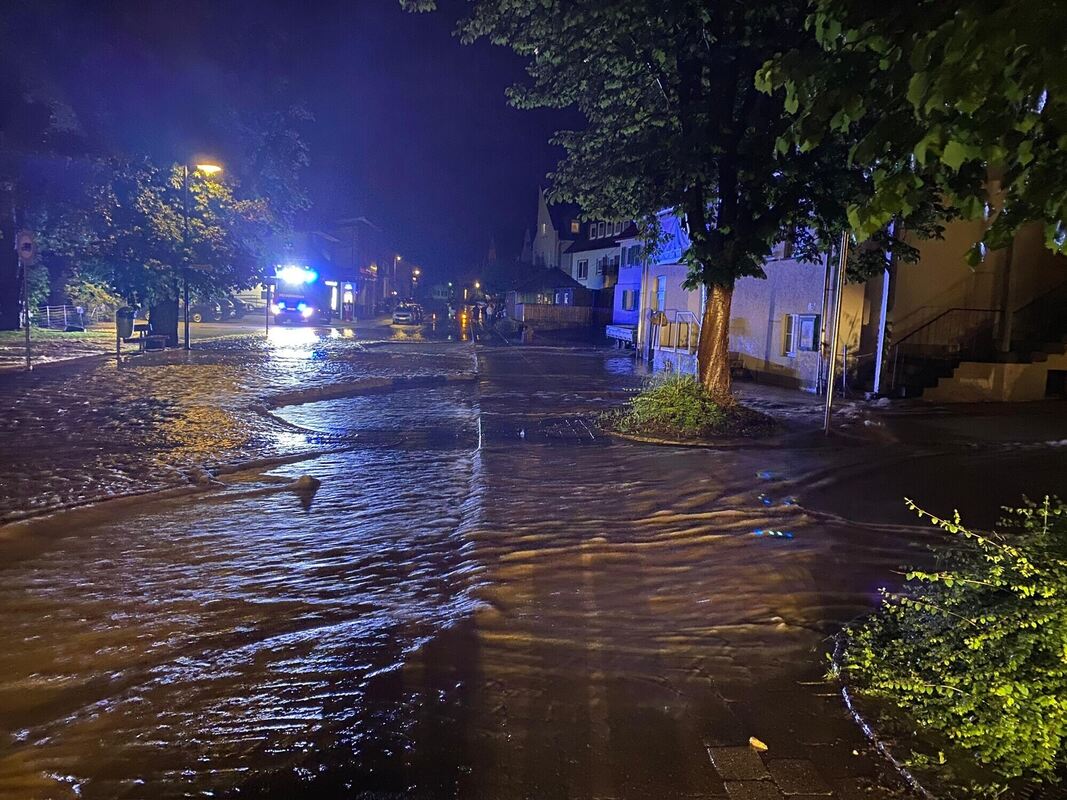 Hochwasser Dußlingen