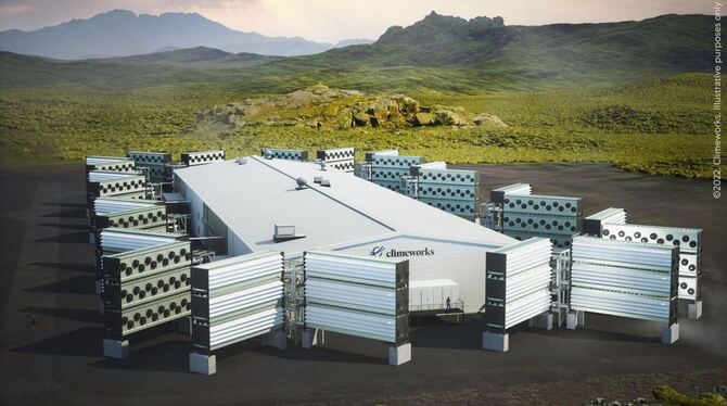 Anlage »Mammoth« - CO2-Entzug aus der Atmosphäre