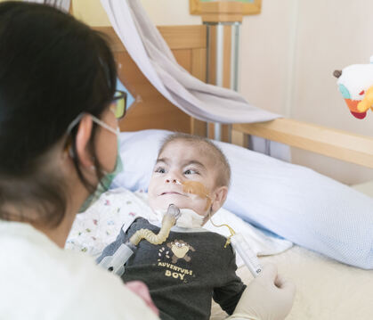 Auf den Stationen der Arche Intensiv Kinder werden schwerkranke Kinder betreut.