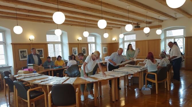 alb auszählung europawahl Erst kommt Europa, dann der Bürgerentscheid bei der Auszählung im Engstinger Rathaus.