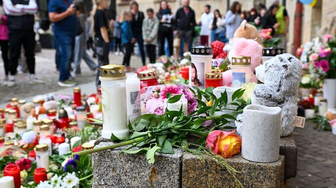 Trauerveranstaltung für getötete Valeriia