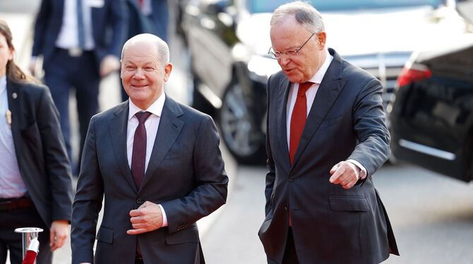 Olaf Scholz und Stephan Weil