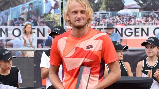 Der Sieger bei den Metzingen Open im Vorjahr: Nicola Kuhn. FOTO: STRÖBEL Der Sieger bei den Metzingen Open im Vorjahr: Nicola Kuhn. FOTO: STRÖBEL