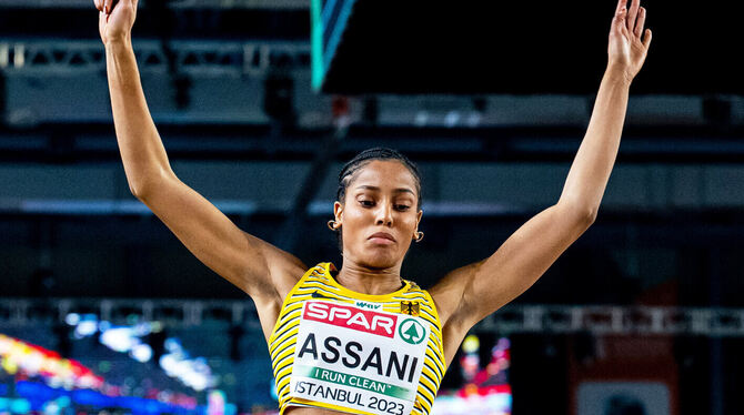 Mikaelle Assani ist die Aufsteigerin unter den Weitspringerinnen. FOTO: GROETT/WITTERS Mikaelle Assani ist die Aufsteigerin unter den Weitspringerinnen. FOTO: GROETT/WITTERS