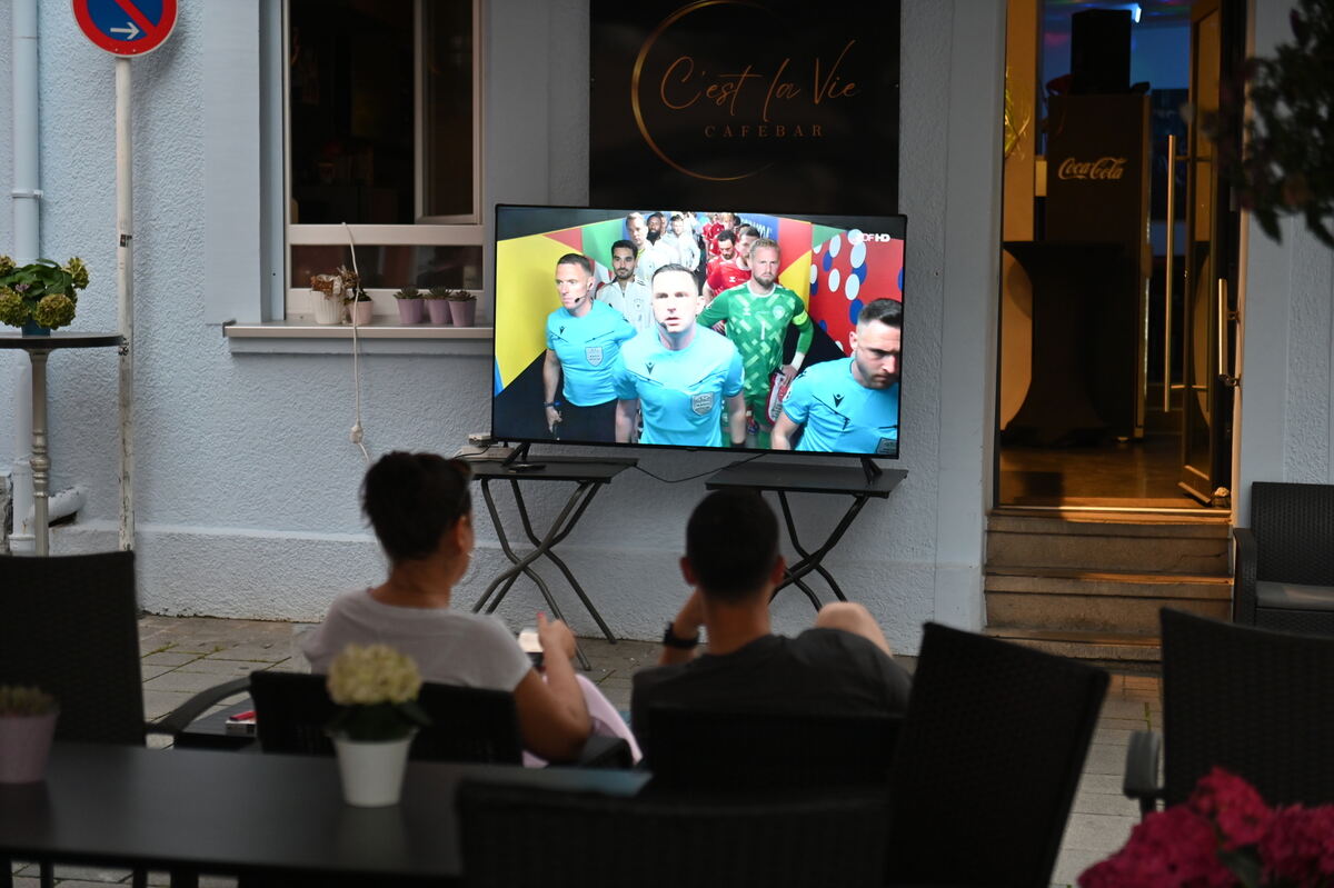 Bild  FOTO JÜRGEN MEYER Public Viewing Reutlingen