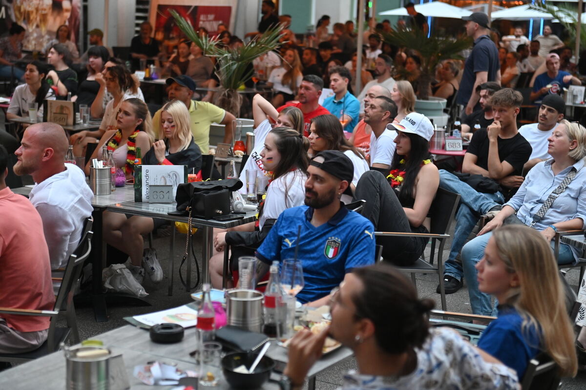 So sah es beim Public Viewing 2024 in Reutlingen aus.