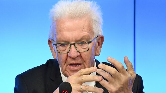 Landespressekonferenz mit Winfried Kretschmann