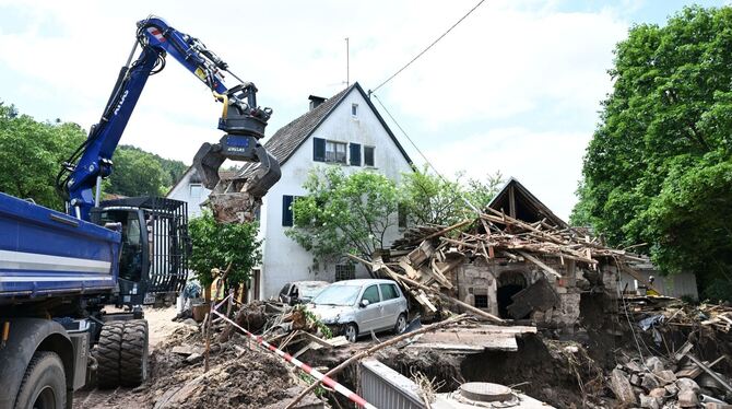 Hochwasser in Baden-Württemberg - Klaffenbach Hochwasser in Baden-Württemberg - Klaffenbach