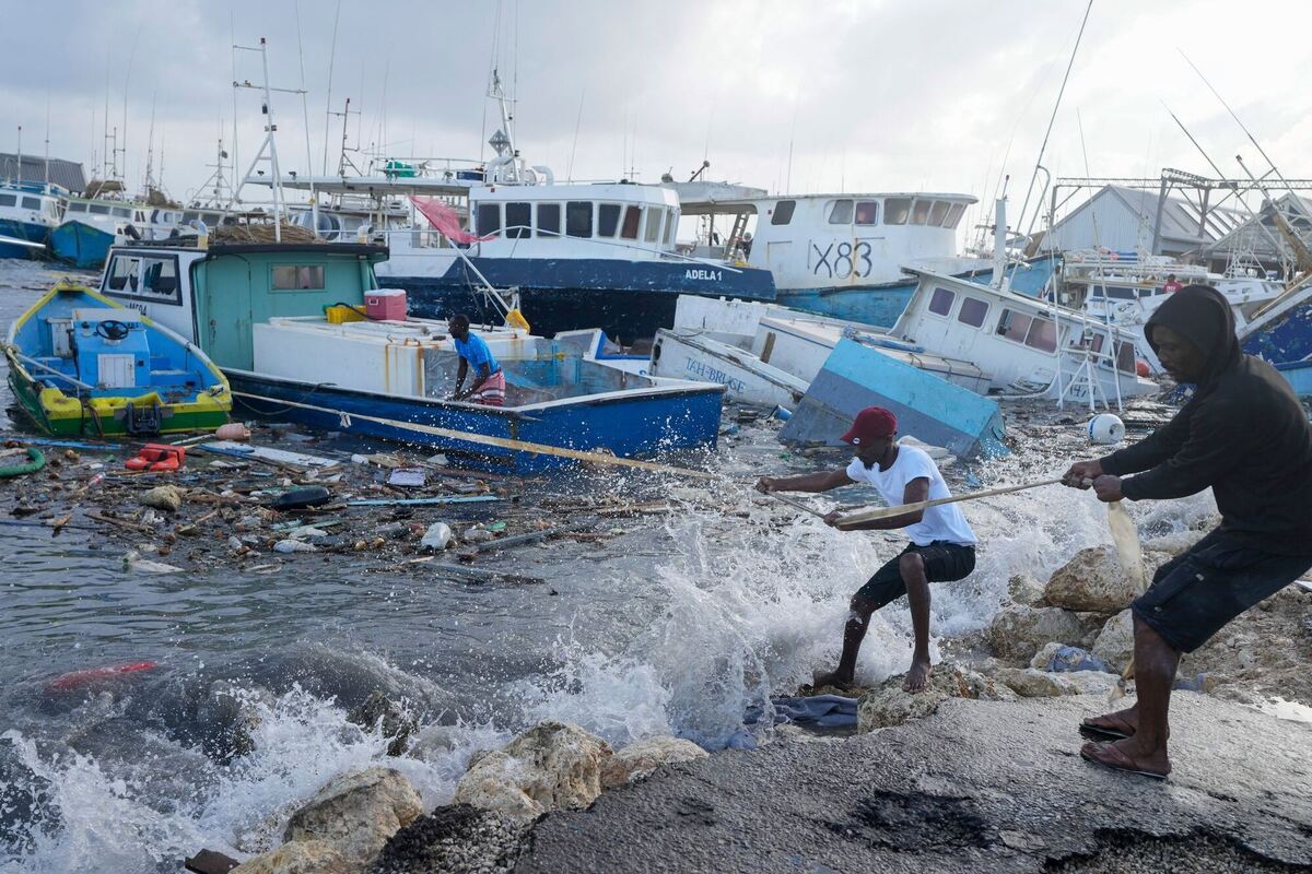 Hurrikan »Beryl« auf Barbados