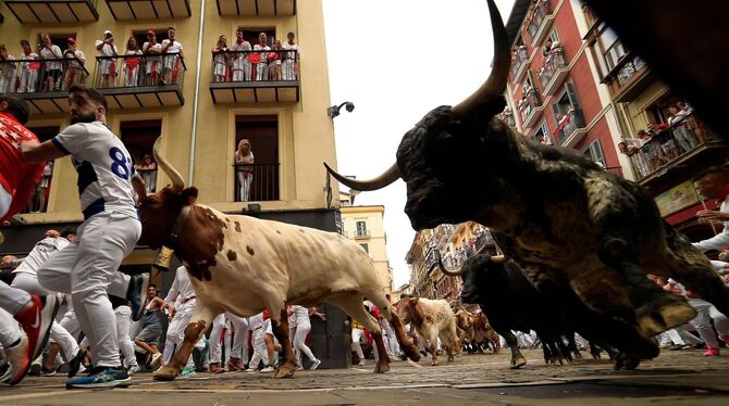Sanfermín-Fest in Pamplona