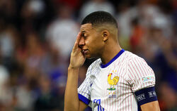 Auch Superstar Kylian Mbappé enttäuscht - wie das gesamte französische Team.