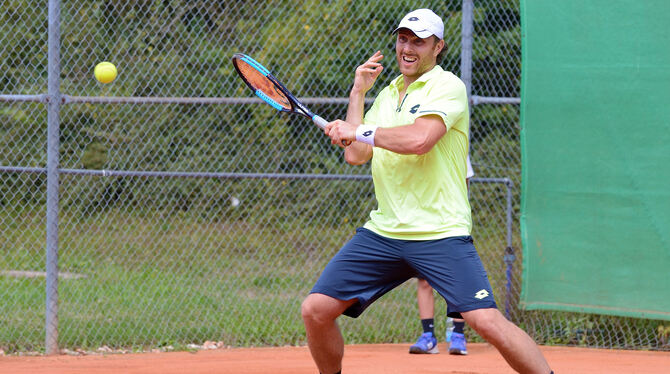 Letztmals im Jahr 2018 für den TVR im Einsatz: Michael Berrer. FOTO: NIETHAMMER Letztmals im Jahr 2018 für den TVR im Einsatz: Michael Berrer. FOTO: NIETHAMMER