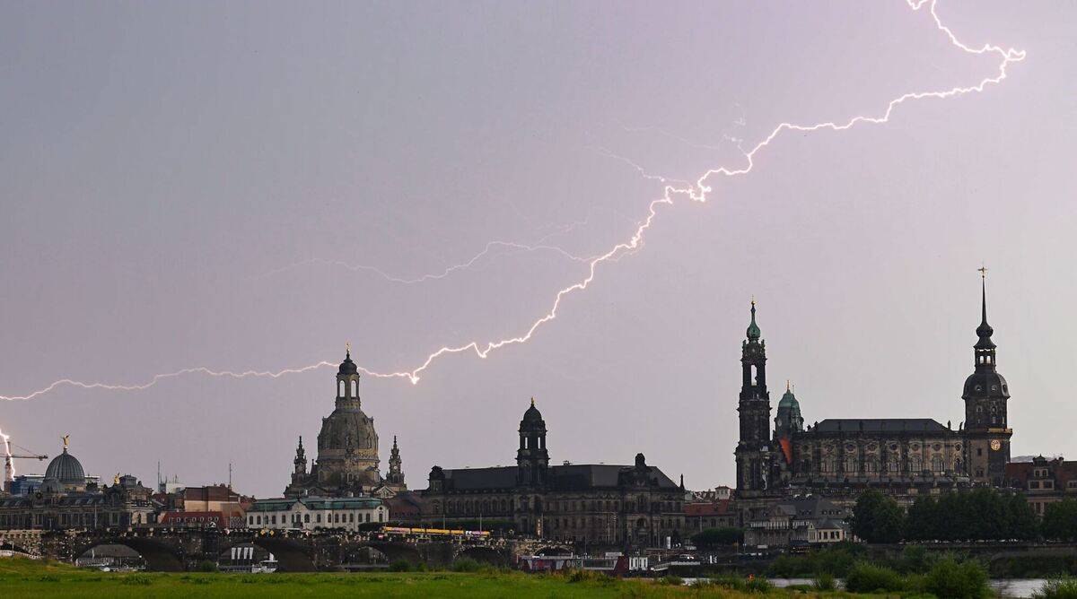 Gewitter in Dresden