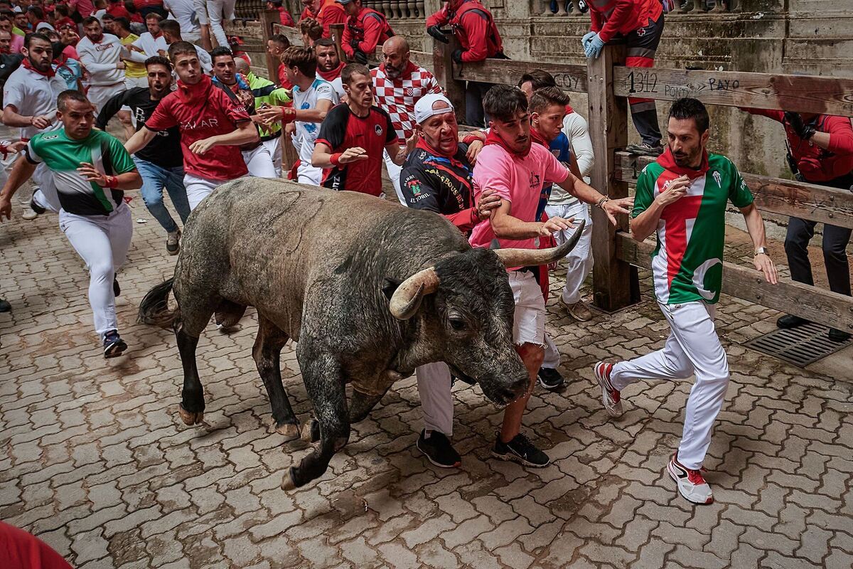 »Sanfermines«-Fest in Pamplona