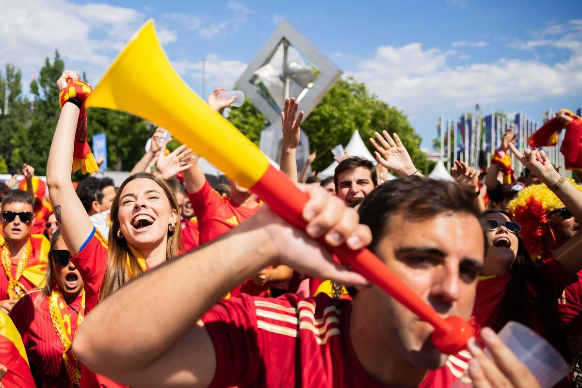Euro 2024: Spanien-Fans vor dem Finale Euro 2024: Spanien-Fans vor dem Finale