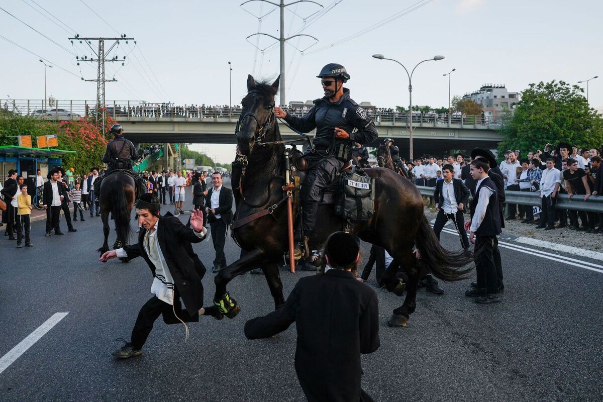 Nahostkonflikt - Protest in Bnei Brek