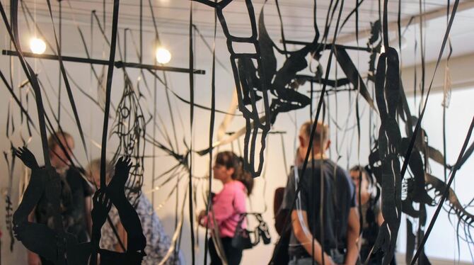 Ausstellung »Wechselwirkungen« im Living Museum.  FOTO: LEA KOHLER