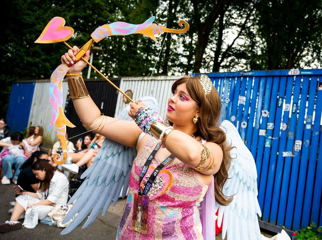 Vor dem Konzert von Taylor Swift in Hamburg Vor dem Konzert von Taylor Swift in Hamburg