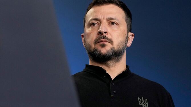 Ukrainischer Präsident Wolodymyr Selenskyj Ukrainischer Präsident Wolodymyr Selenskyj