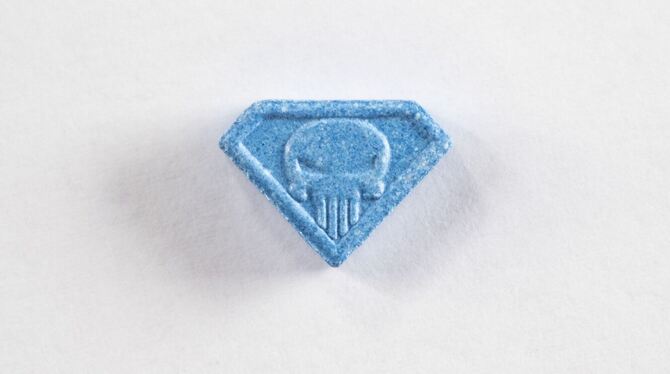 Ecstasy-Pille »Blue Punisher« Ecstasy-Pille »Blue Punisher«