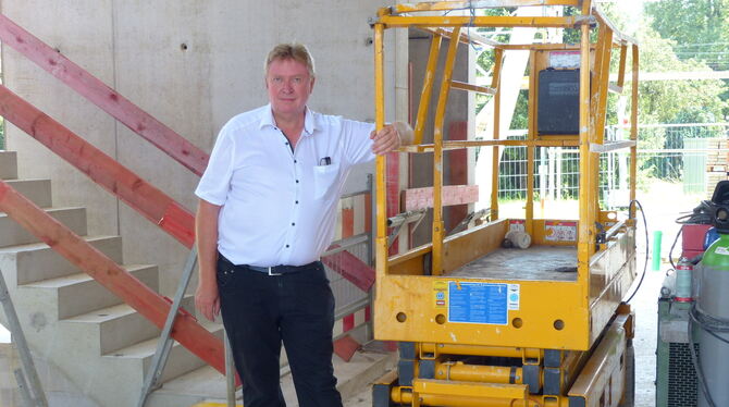 Bauherr Bernhard Feil. FOTO: WEBER Bauherr Bernhard Feil. FOTO: WEBER