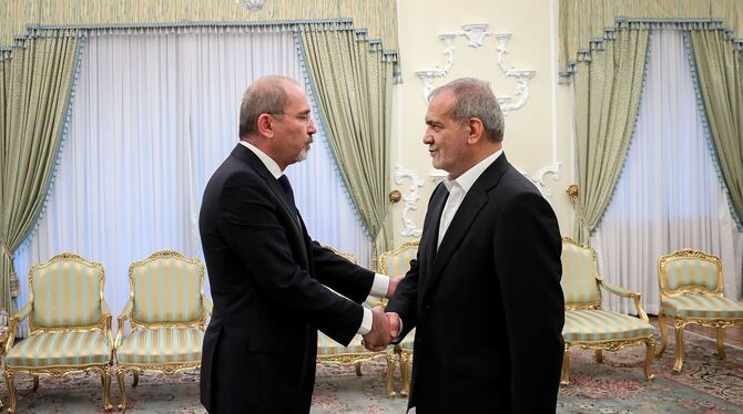 Nahostkonflikt - Jordanischer Außenminister im Iran Nahostkonflikt - Jordanischer Außenminister im Iran