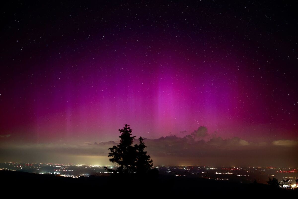 Polarlichter im Harz Polarlichter im Harz