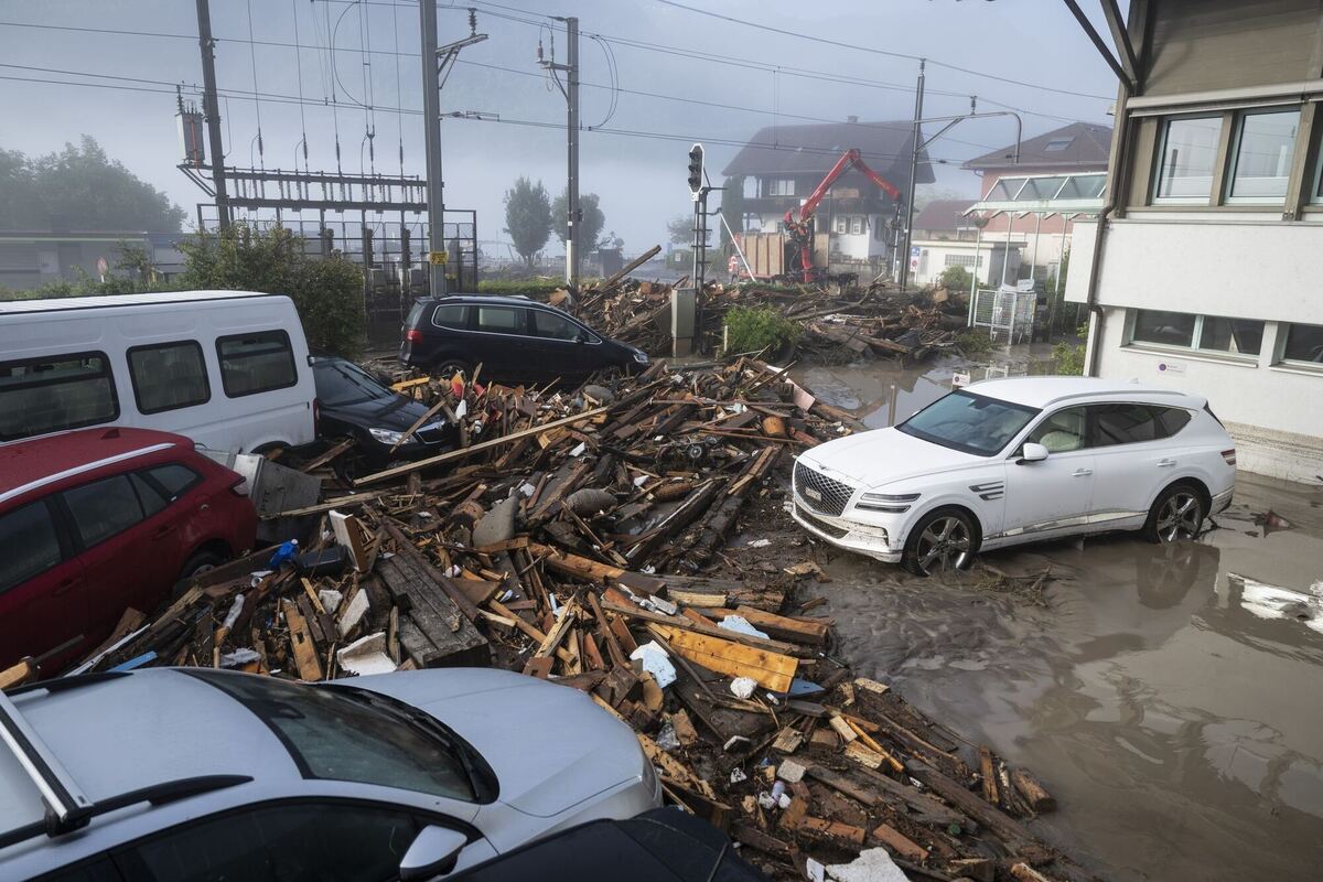 Unwetter im Berner Oberland