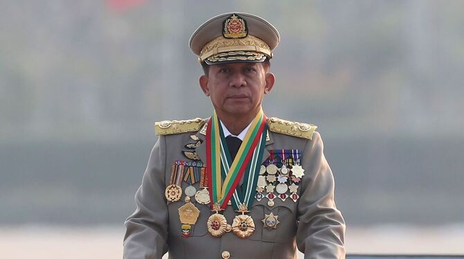Junta-Chef Min Aung Hlaing Junta-Chef Min Aung Hlaing