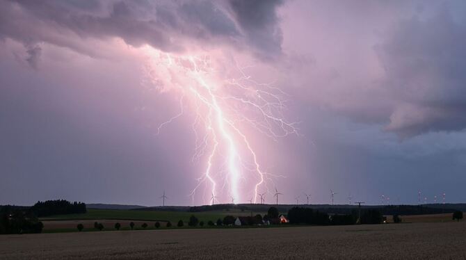 Gewitter in Baden-Württemberg Gewitter in Baden-Württemberg
