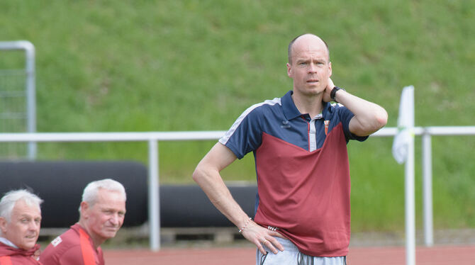 Seit Oktober 2005 Trainer der TSG Tübingen: Michael Frick.  FOTO: ULMER/EIBNER