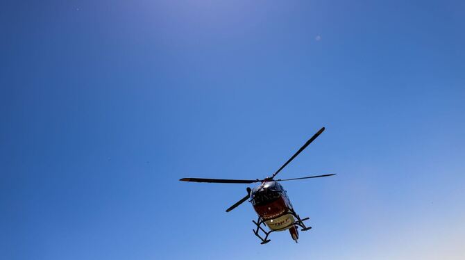 Ein Rettungshubschrauber - Symbolbild Ein Rettungshubschrauber - Symbolbild