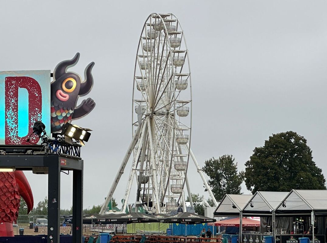 Highfield Festival - nach Brand eines Riesenrads Highfield Festival - nach Brand eines Riesenrads
