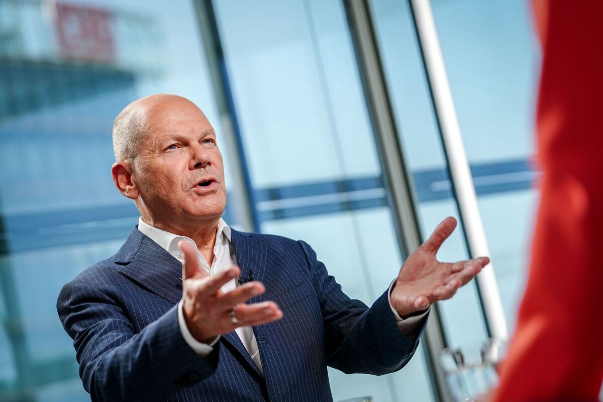 Bundeskanzler Scholz im Sat.1-Interview Bundeskanzler Scholz im Sat.1-Interview