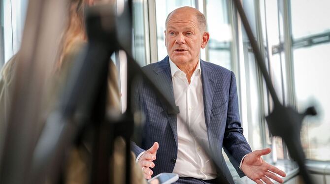 Bundeskanzler Scholz im Sat.1-Interview Bundeskanzler Scholz im Sat.1-Interview
