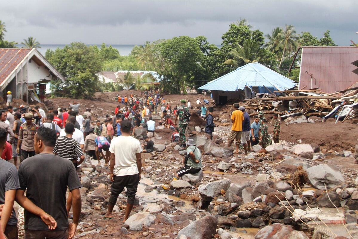 Indonesien Sturzfluten