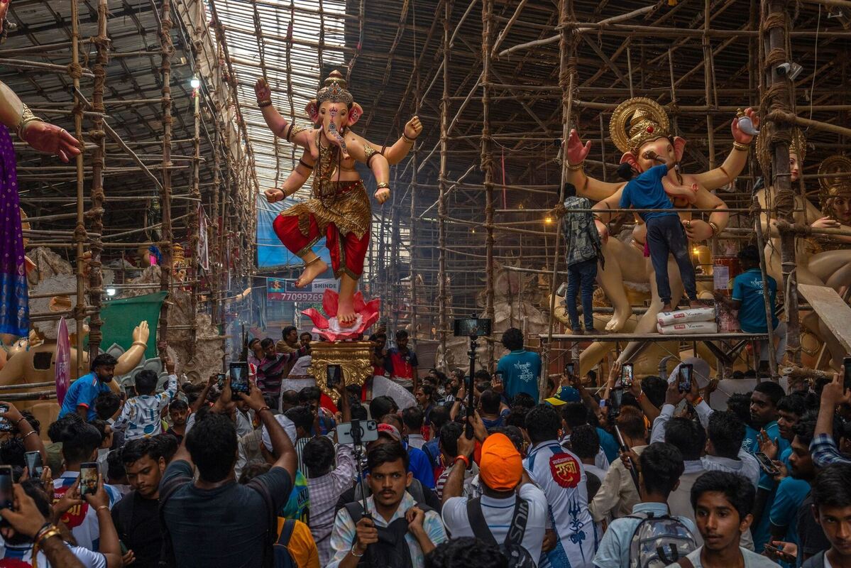 Ganesh Chaturti-Fest in Indien