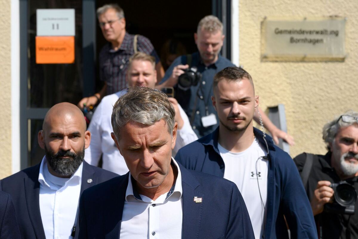 Landtagswahl Thüringen - Stimmabgabe Höcke Landtagswahl Thüringen - Stimmabgabe Höcke