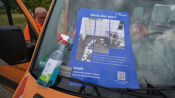 Drastische Aktion gegen Ekel-Toiletten an Autobahnen