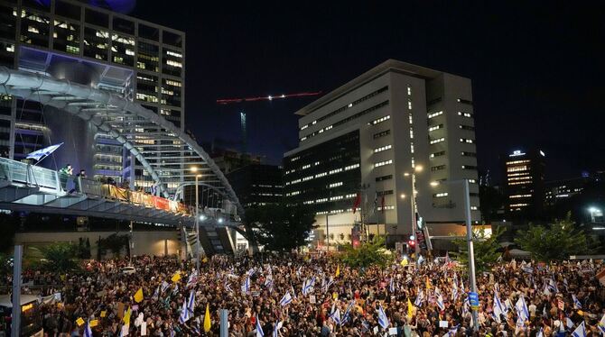 Nahostkonflikt - Protest in Tel Aviv Nahostkonflikt - Protest in Tel Aviv