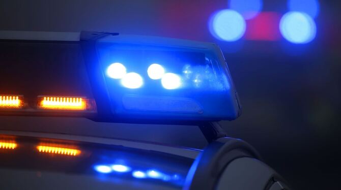 Polizeiauto mit Blaulicht