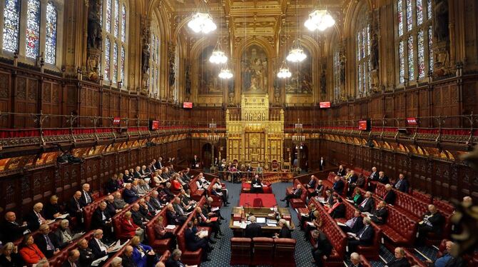 House of Lords in London