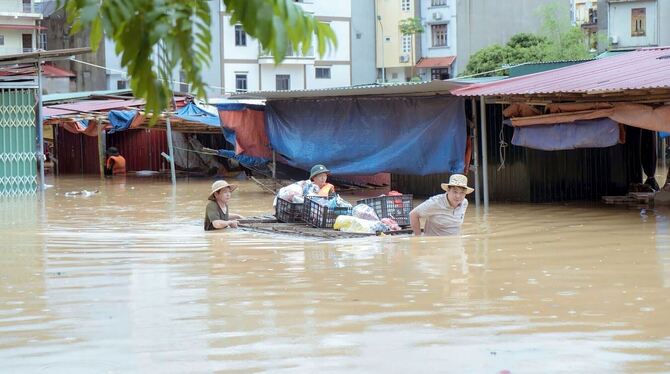 Taifun »Yagi« in Vietnam
