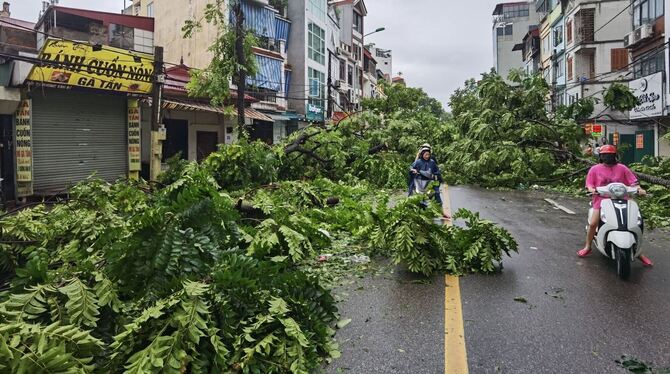 Taifun »Yagi« in Vietnam