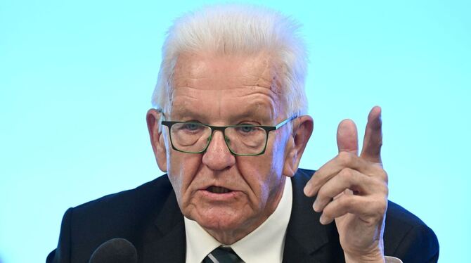 Baden-württembergischer Ministerpräsident Winfried Kretschmann