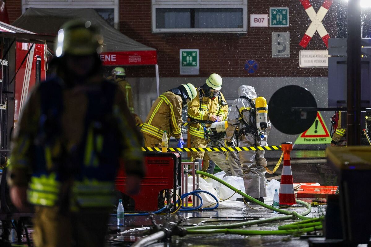 Brand in Duisburger Chemiewerk Brand in Duisburger Chemiewerk